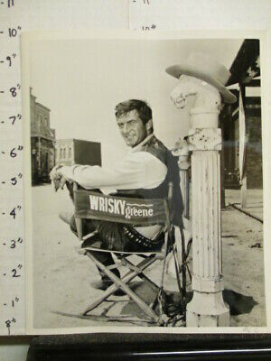 ABC TV show photo 1960s THE DAKOTAS director chair Michael Greene western cowboy